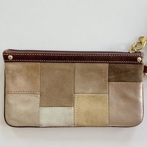 Coach Patchwork Wristlet
